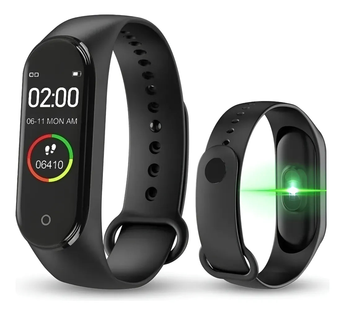 Reloj Digital Smart Band M4 Compatible Iphone/android Negro