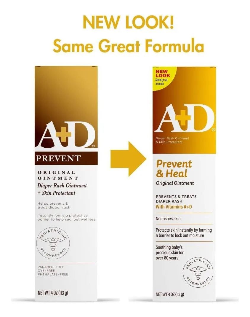 Crema A+d Antipañalitis Prevencion Pañalitis 4 Oz A&d
