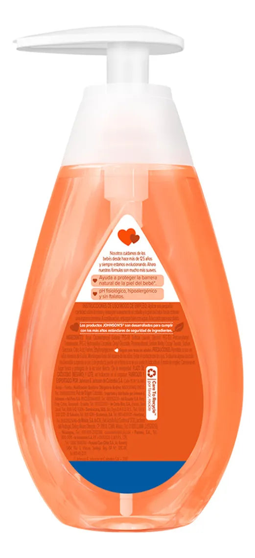 Baño Líquido Bebé Johnson's Cabeza A Pies 400ml