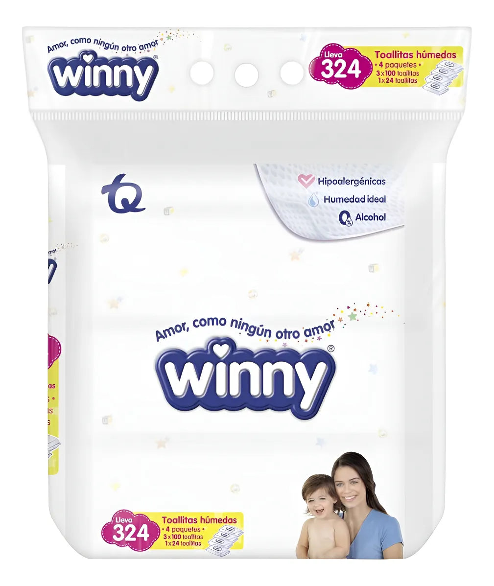 Winny Toallitas Humedas X 324unids