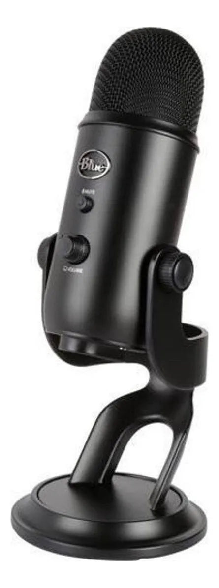 Micrófono Blue Yeti Condensador Omnidireccional color blackoutS
