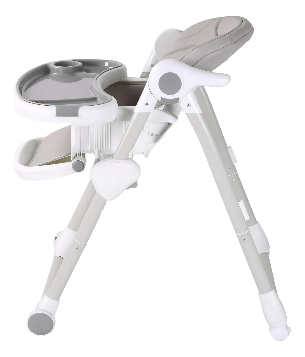 Carestino Petra SL007-GC silla de comer con bandeja extraíble color gris