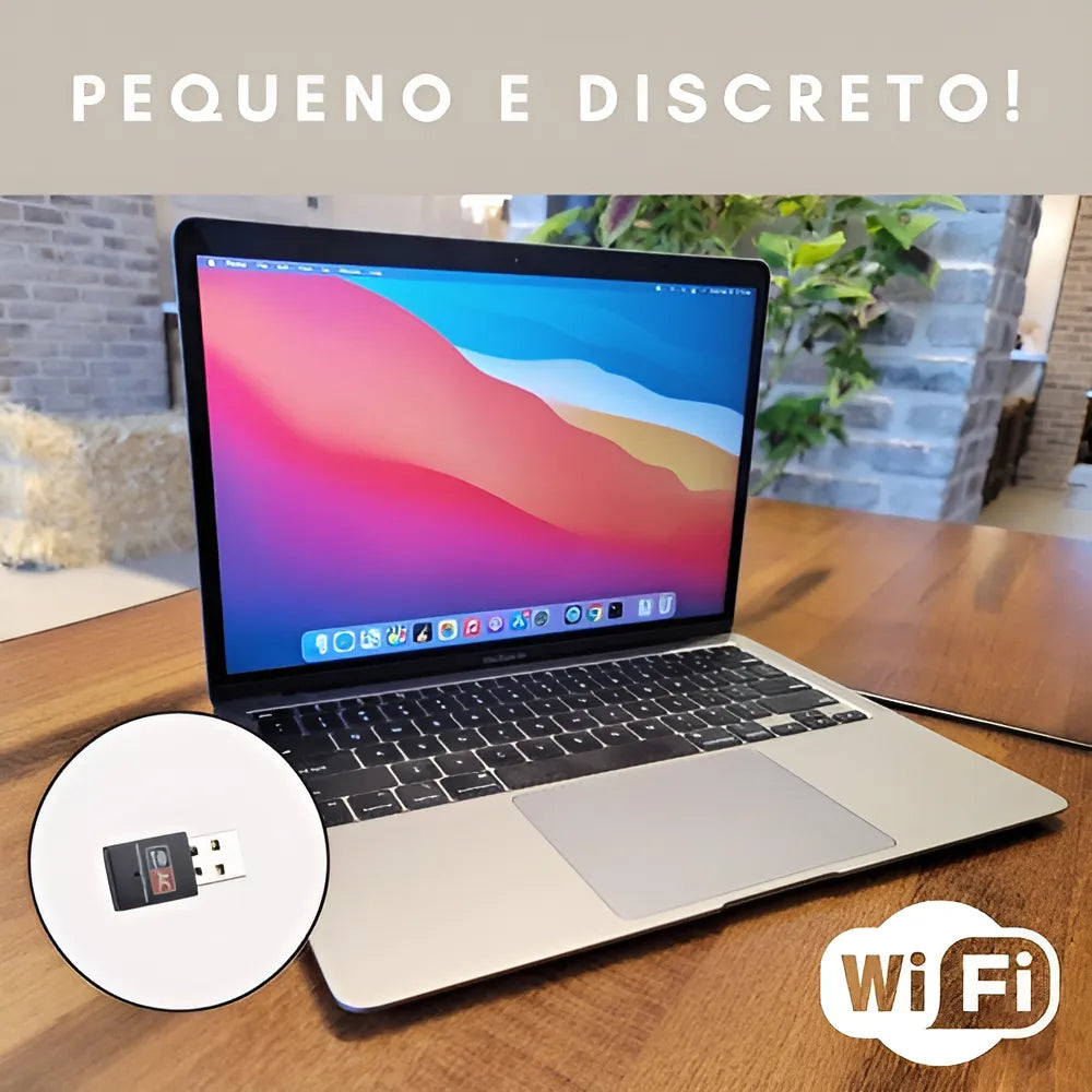 Adaptador WiFi de doble banda 2.4/ 5 GHz, 600 Mbps, inalámbrico AC 5g