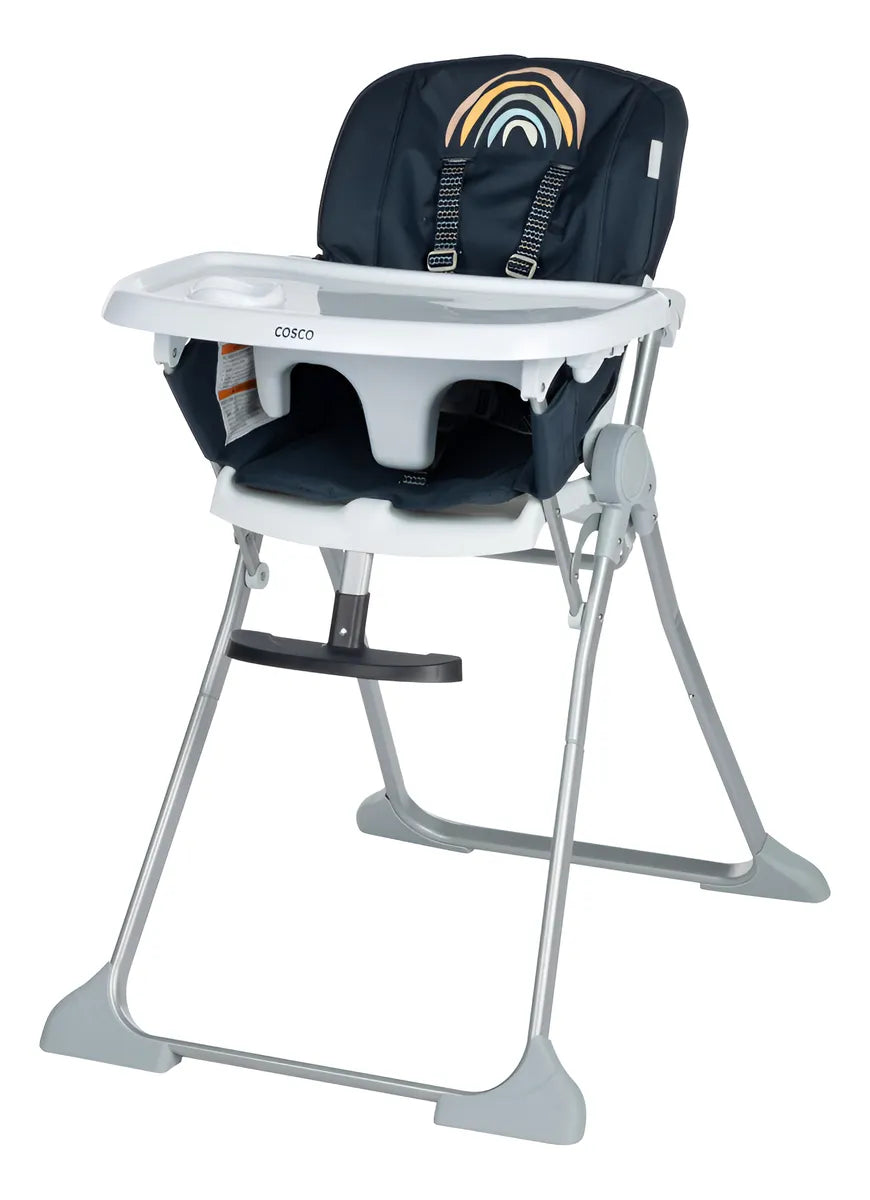 Silla Alta Reclinable Ajustable Y Plegable Arcoíris