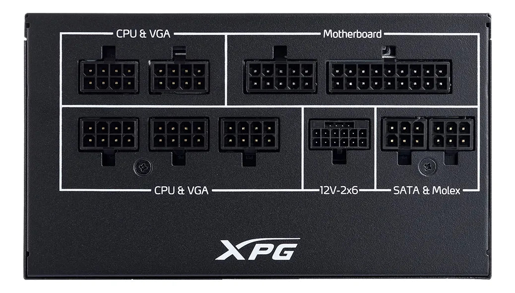 Fuente De Poder Adata Xpg Core Reactor Ii Ve 750w 80+ Gold Negro