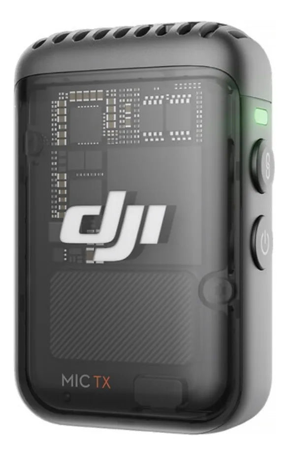 Transmisor Dji Mic 2 Transmisor Inalámbrico Micrófono Color Negro
