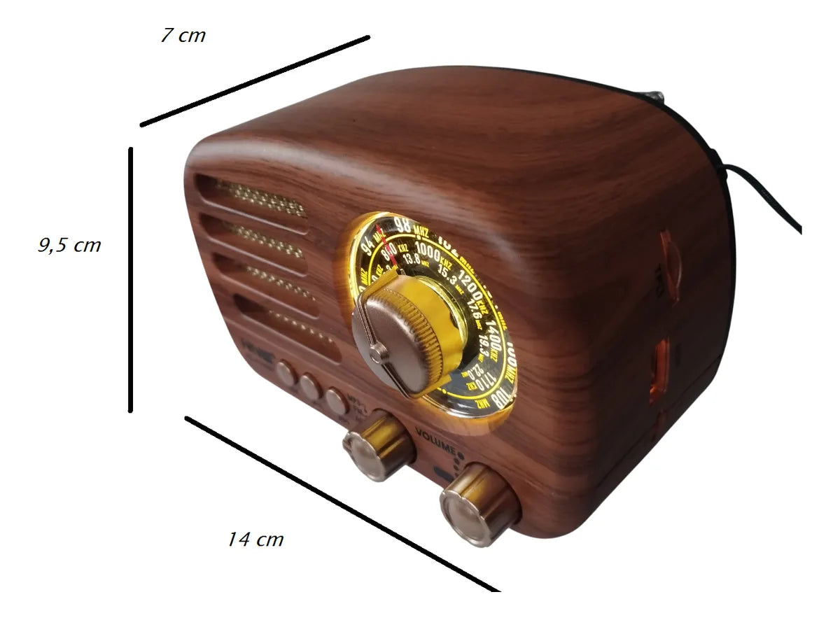 Radio Multibanda Premier Portatil Am Fm Sonido Claro Fuerte