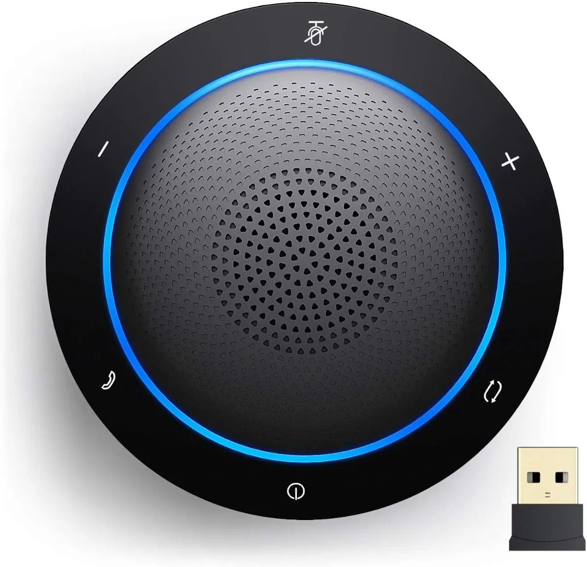 Micrófono Bluetooth Con Parlante Color Negro
