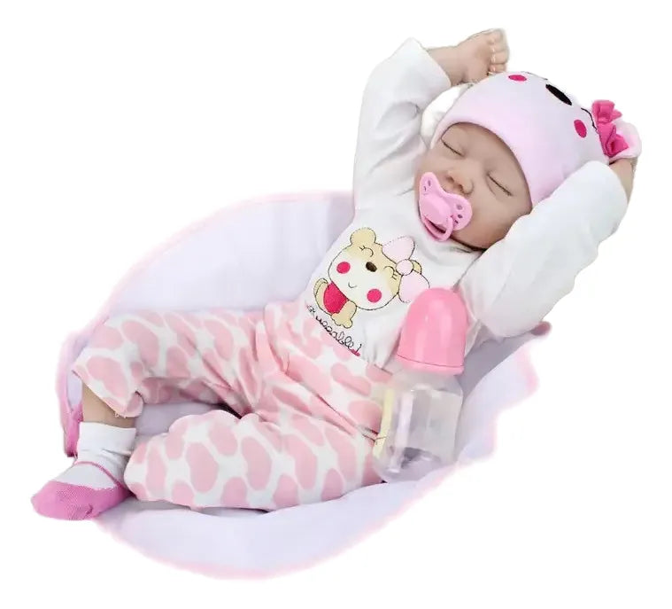 Bebe Realista Recien Nacido Con Sonido Real + Accesorios 635