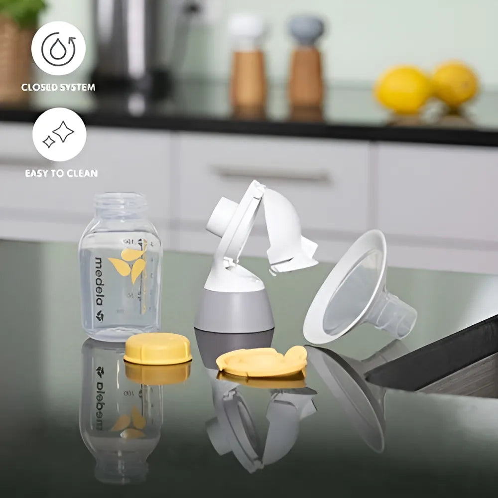 Extractor Leche Materna Medela Doble Eléctrico Pilas Maxflow
