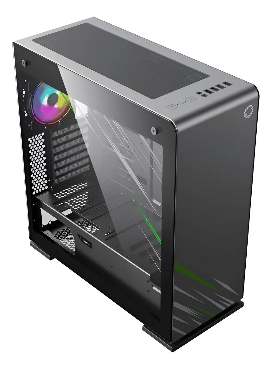 Chasis Gamer Gamemax Vega Pro Grey Verde