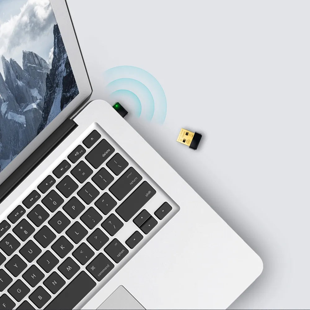 Adaptador De Red Tplink Nano Usb N 2.4 Ghz, 150mbps