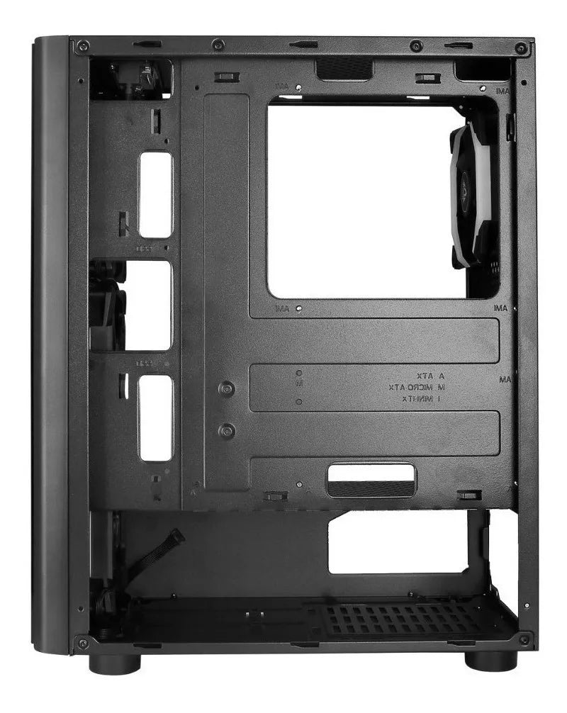Case Atx Gamer Iceberg Turbo Z8 Con 5 Ventiladores Led Azul