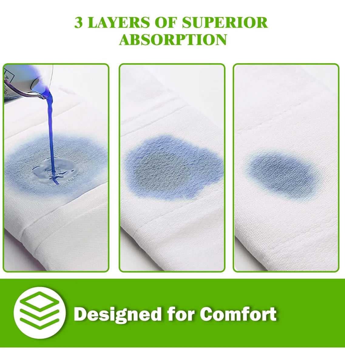 Panos De Tela Suaves Y Absorbentes Para Bebe