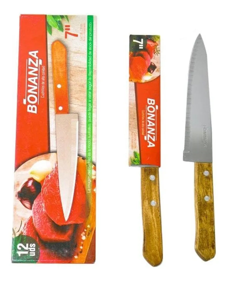 Cuchillo Acero Inoxidable 7 Pulgadas Mixto