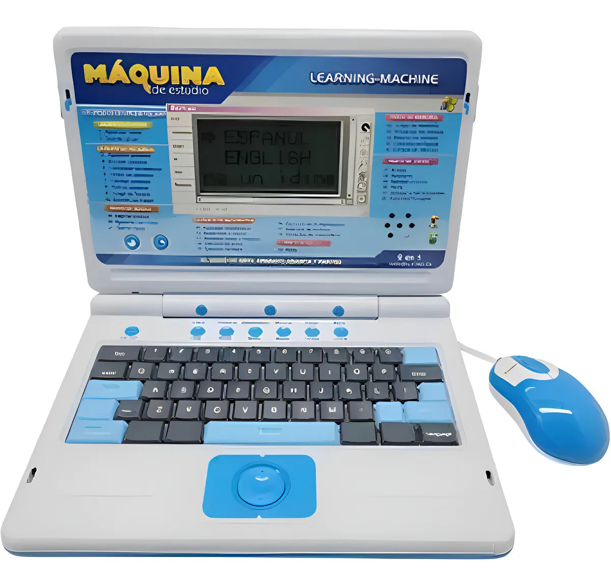 Computador Didáctico Bei Tian 246ES 66 Funciones Azul con Mouse Educativo