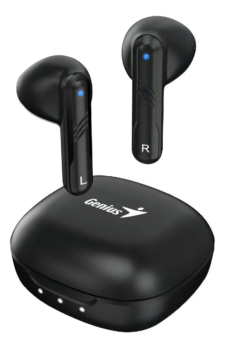 Micrófono Auricular Genius Hs-m905bt Negro Color de la luz Azul