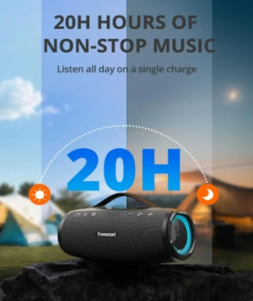 Parlante Tronsmart Mirtune S100 Bluetooth Portátil Ipx7 Negro