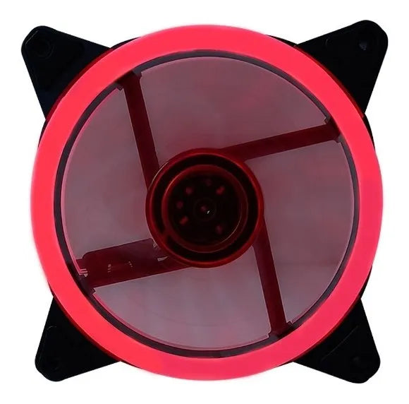 Ventilador Torre Gamer 12cm Rgb Nicols Doble Aro De Color