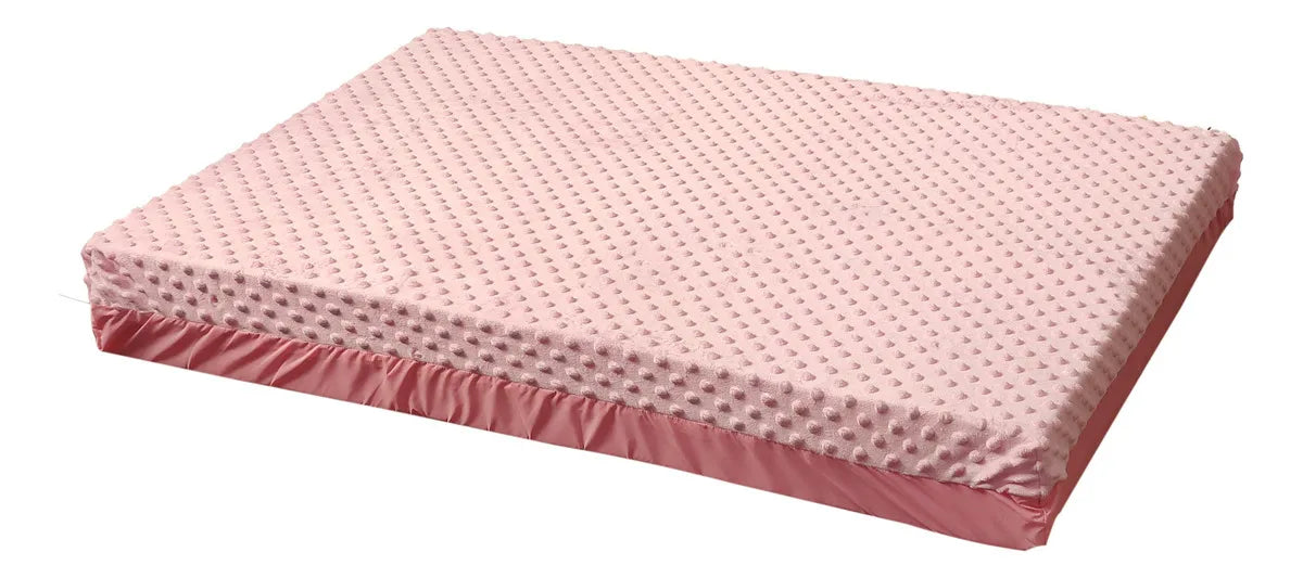 Colchoneta Cuna Corral Bebés O Mascota 100 X 70cm Color Rosado