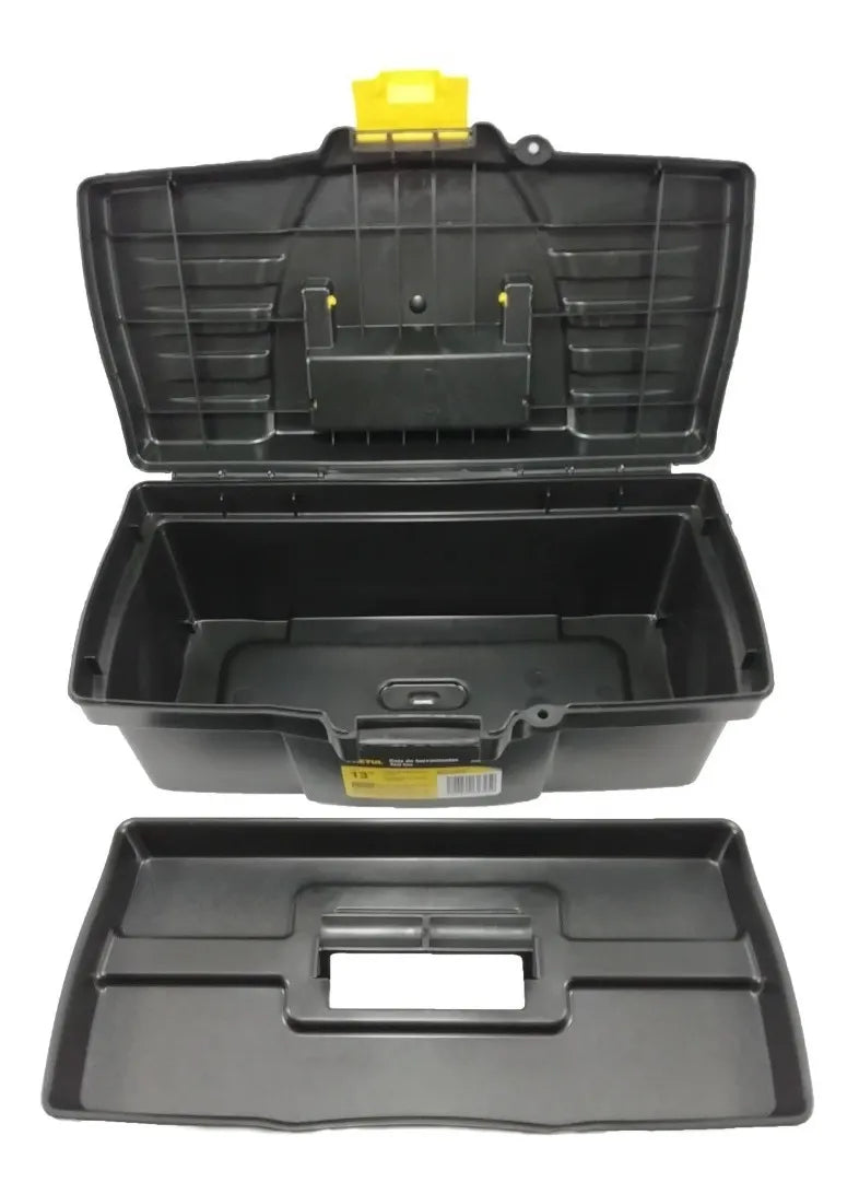Combo Taladro Percutor + Cajas Para Herramientas Pretul Amarillo 60 Hz