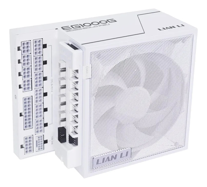 Fuente De Poder Lian Li 1000w Atx Edge Gold Blanco Modular
