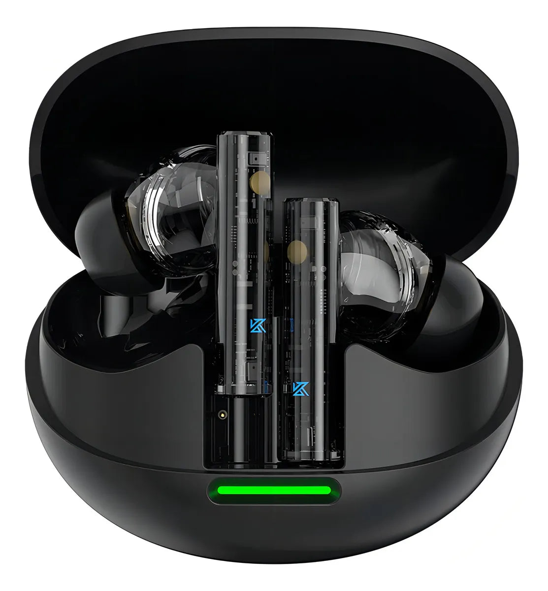 Audífonos Kz Carol Pro con Ldac, Anc y Hi-fi Bluetooth color negro