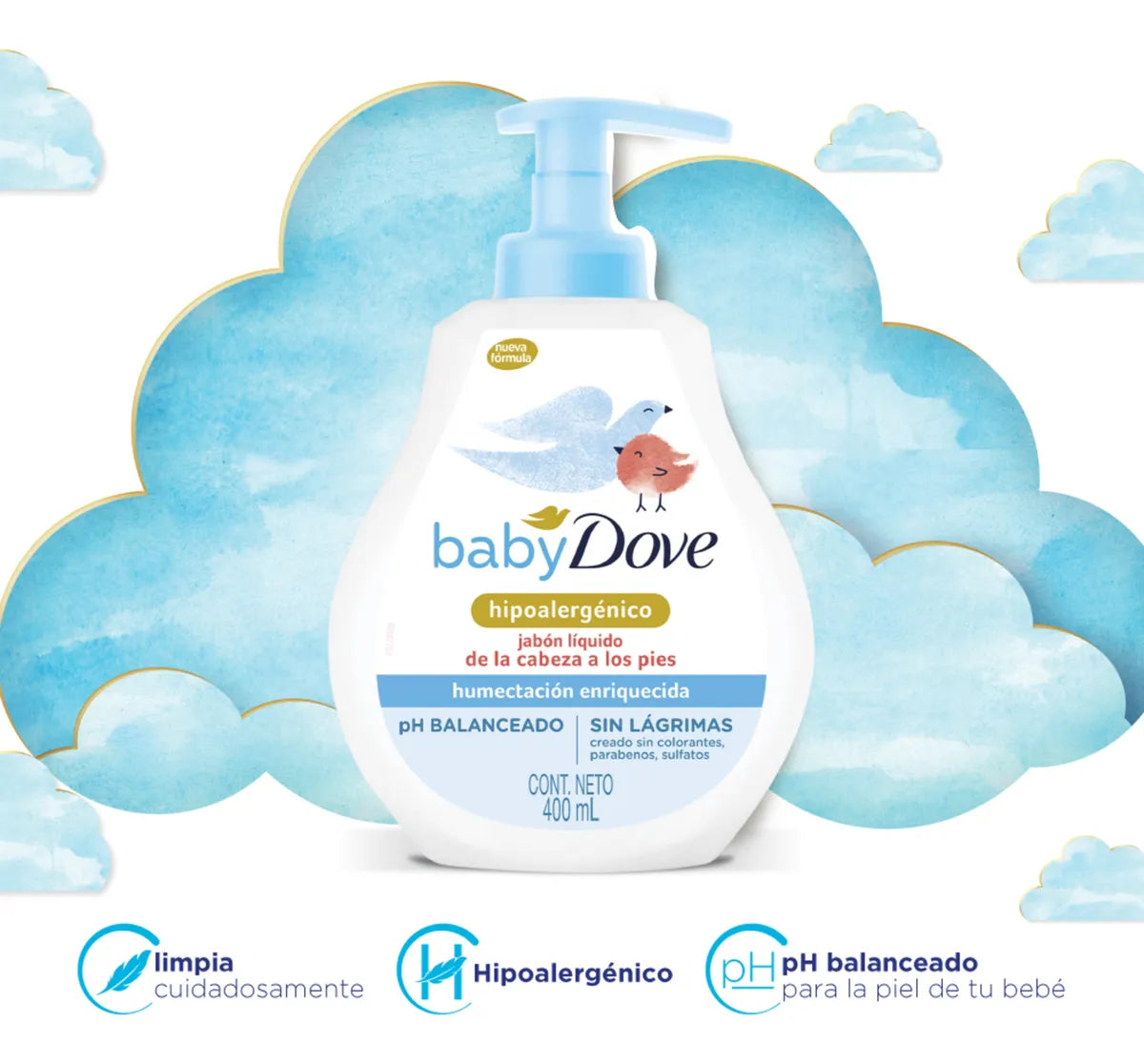 Pack Baby Dove Hidratación X3