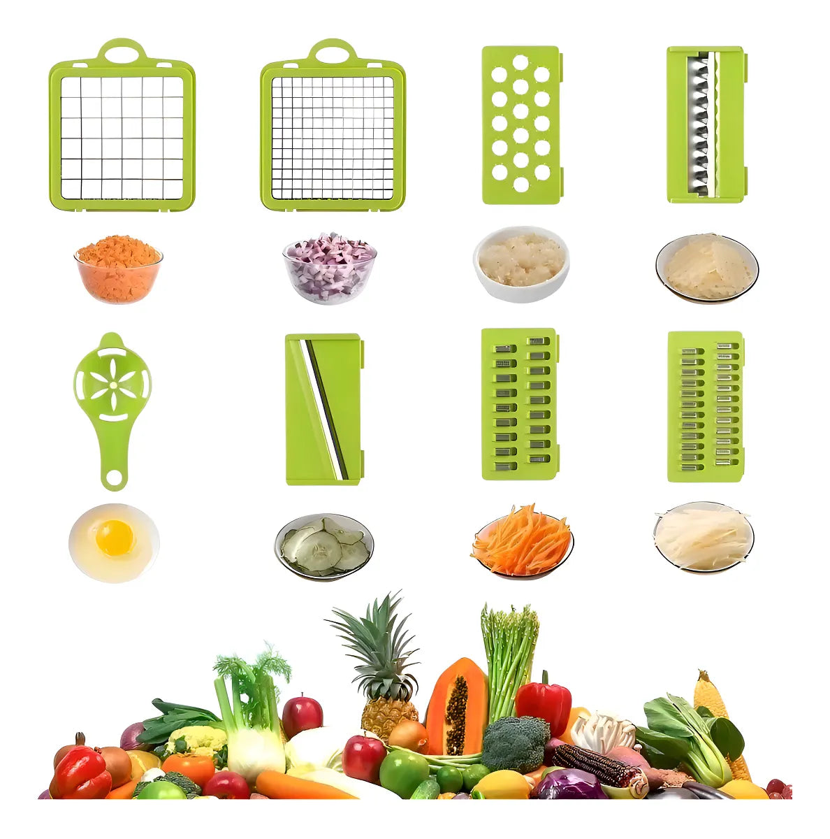 Rebanadora Segura Mandolina De Verduras Comidas Picadora Sli Color