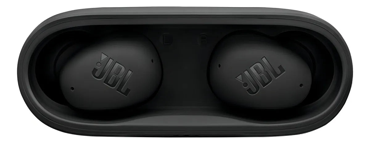 Auriculares Jbl Wave Buds 2 con cancell Ruido Colors, color negro
