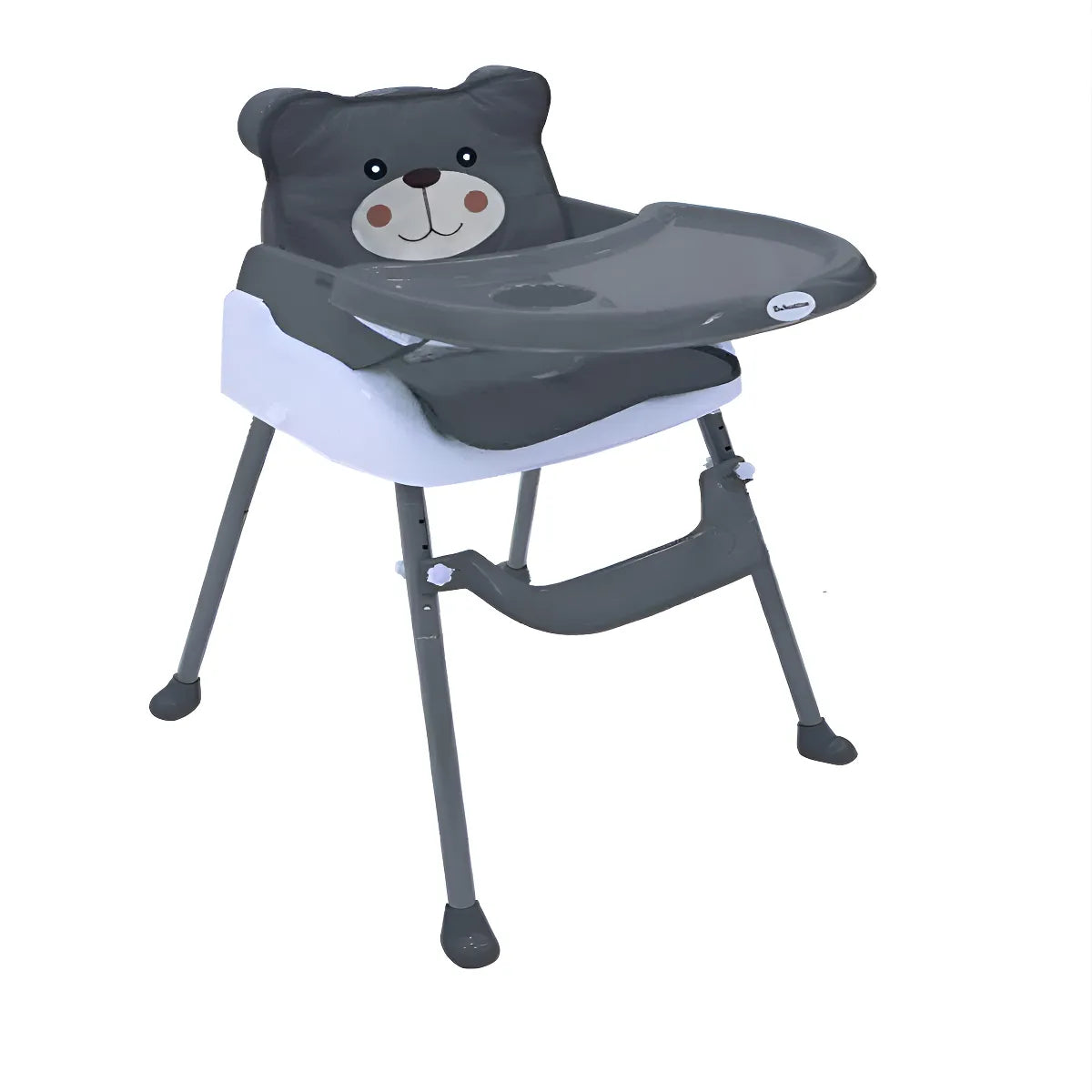 Silla Comedor Oso 3 En 1 Portatil Doble Altura Bebesitos Color Azul