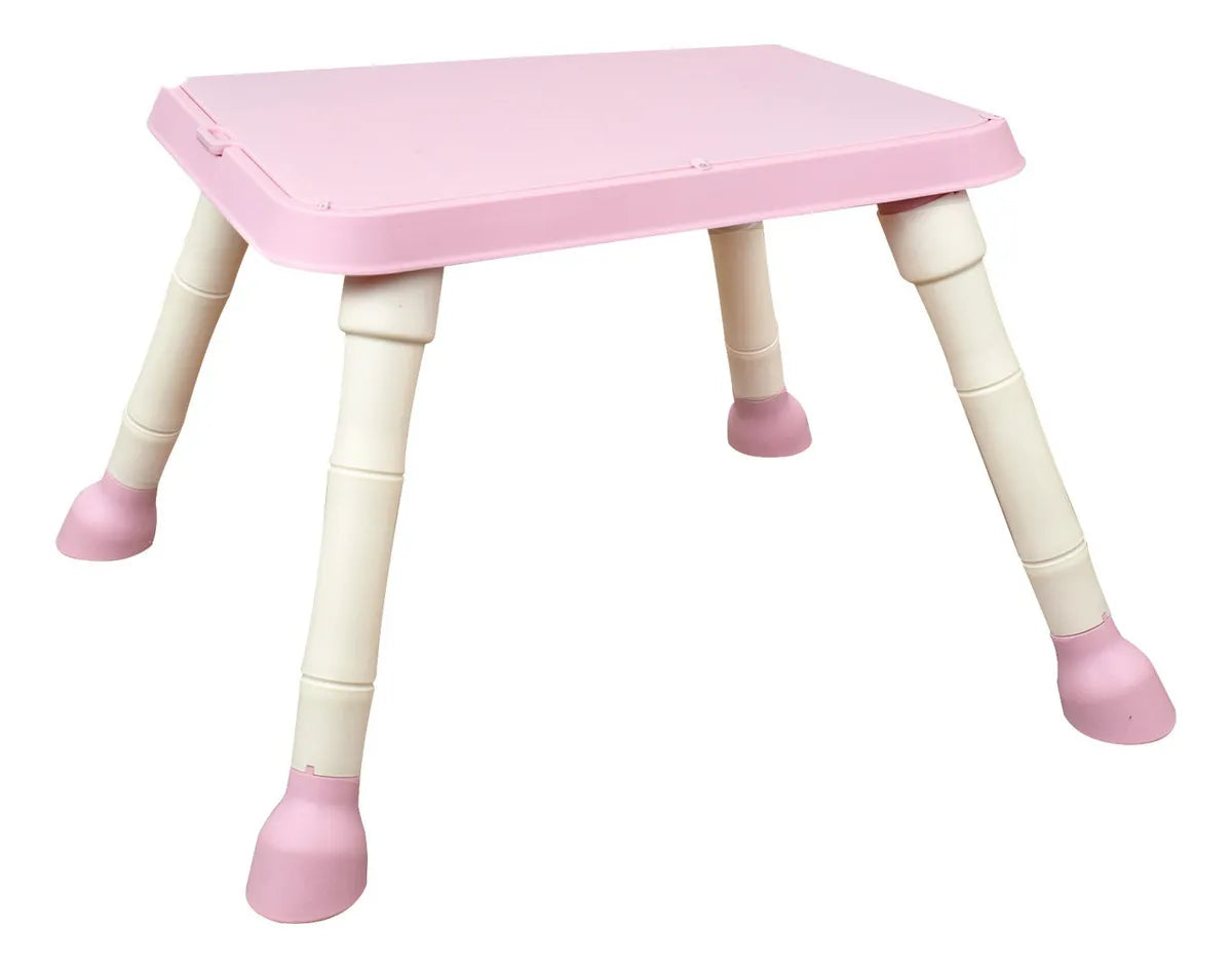 Comedor Bebe 3en1 Golden Rosado Priori Color Rosa Rosa