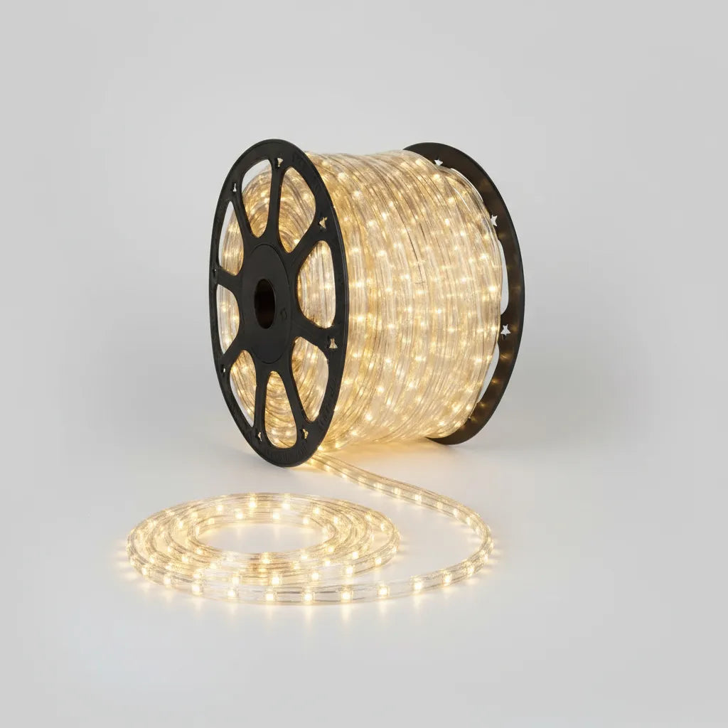Manguera Led 3 Vias Luces Navideñas X 20mt Blanco Calido