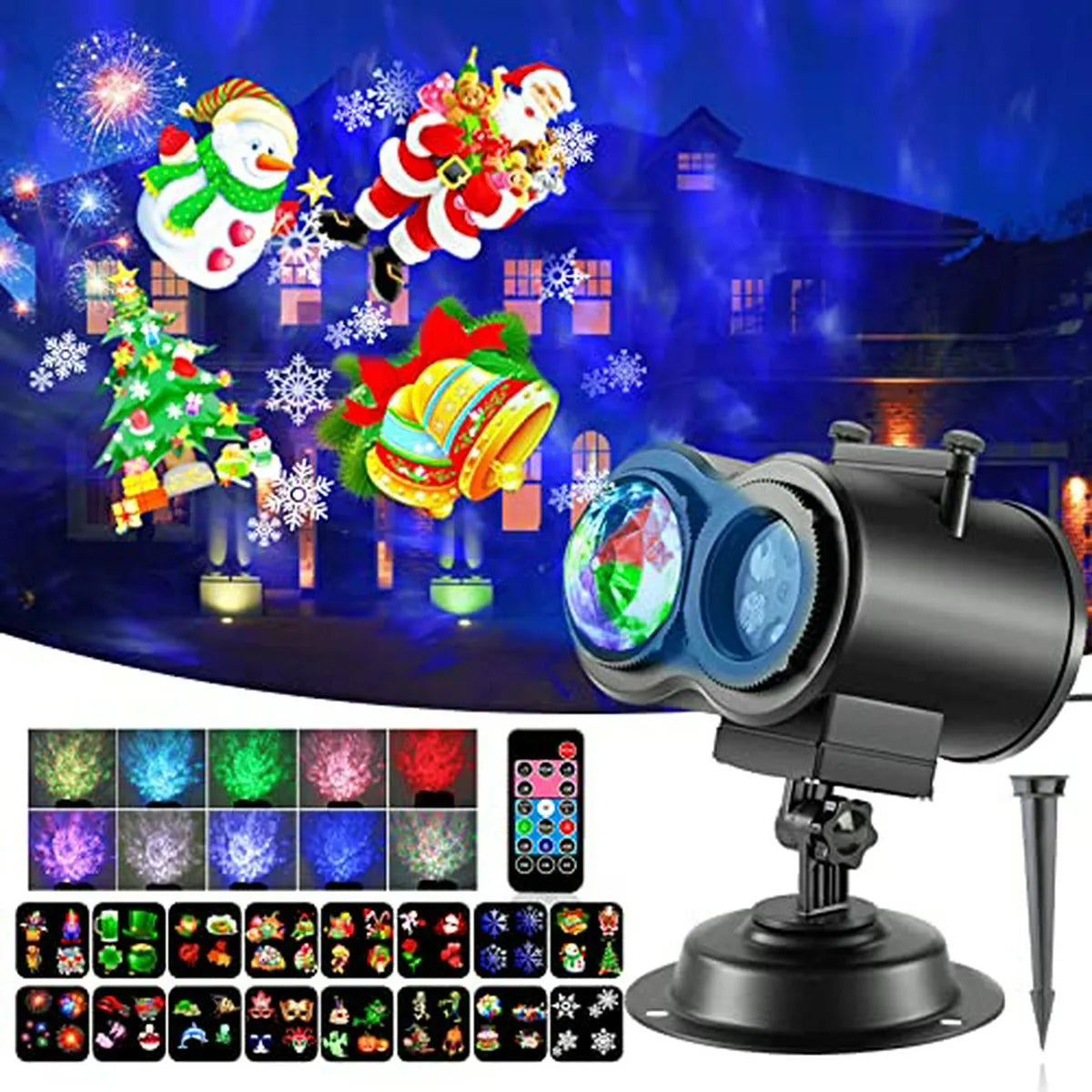 Exokfa Luces Led Para Proyectores Navideños,
