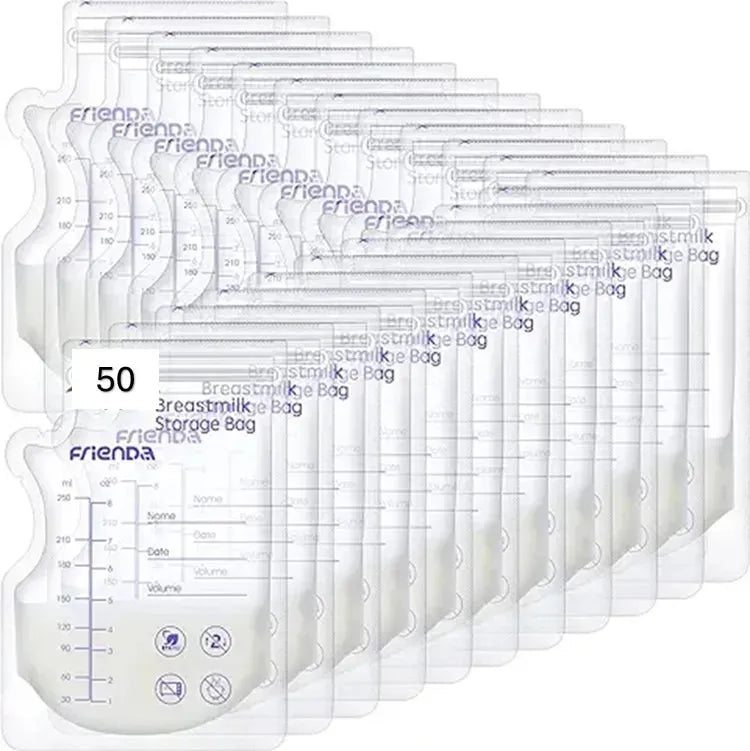 Paquete 50 Unidades Bolsas De Almacenamiento Leche Materna