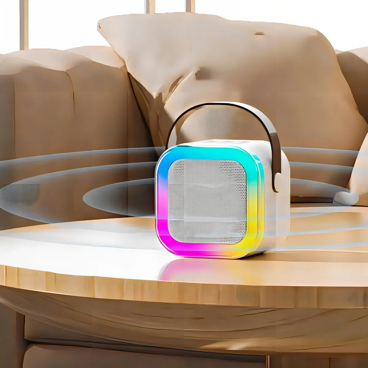 Altavoz Bluetooth de karaoke musical de 5 vatios con micrófono