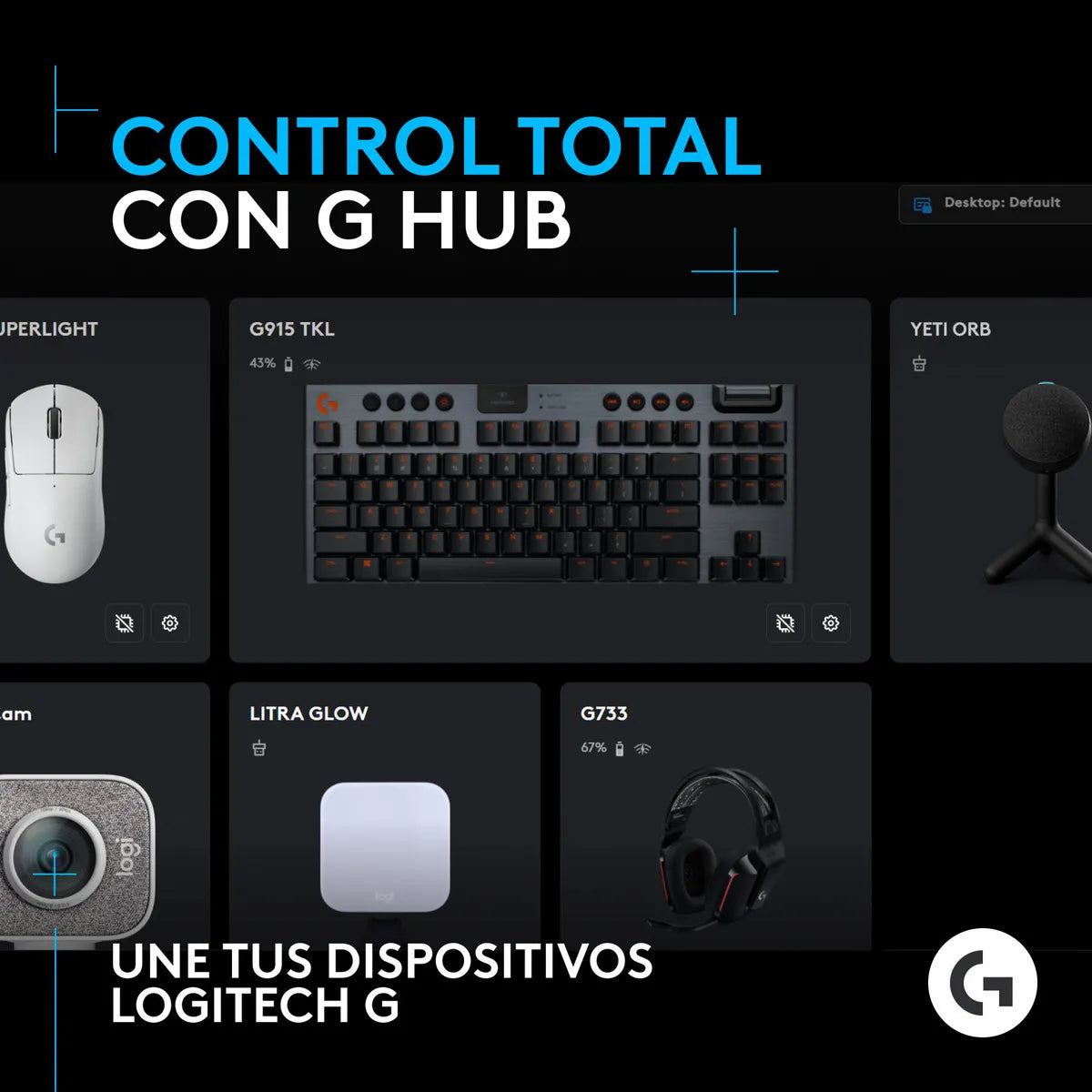 Micrófono De Condensador Logitech G Negro/rgb