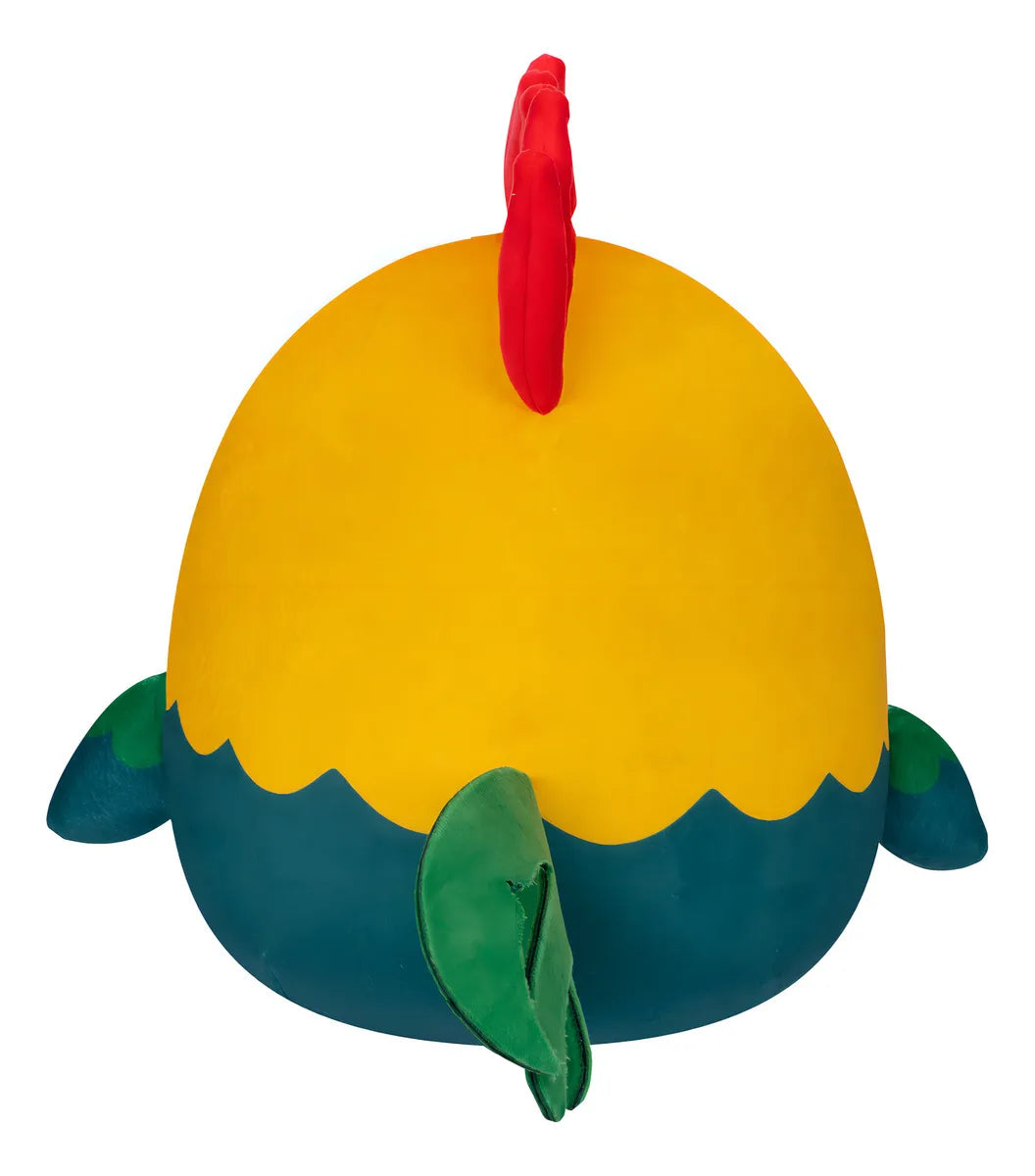 Peluche Disney Squishmallows Gallo Hei Hei De Moana 16cm Color Verde Oscuro