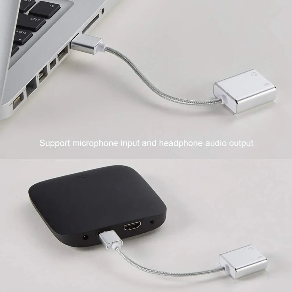 Adaptador De Sonido Tipo C - Plug Microfono- Plug Audifonos
