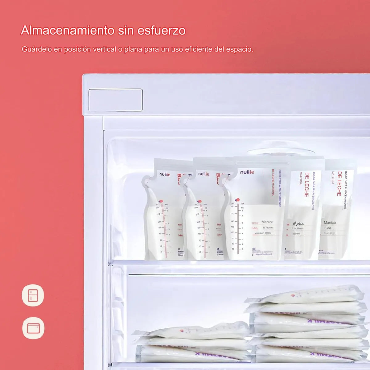 Bolsas De Almacenamiento Leche Materna 60 Undidades Nuliie
