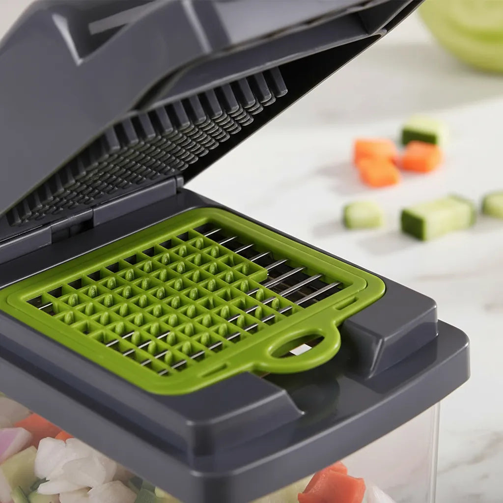 Picador Verduras Vegetales Mandolina Cocina Fácil Chef Casa Gris