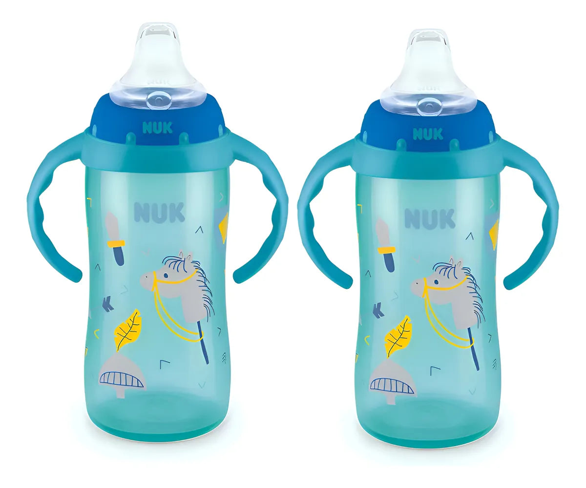 Set Vasos Nuk Entrenador 10 Onzas / 2 Unidades Transparente