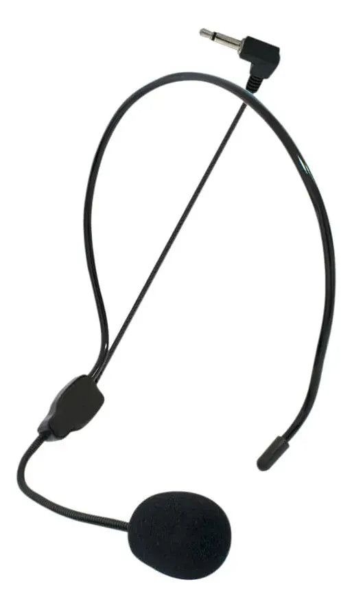 Parlante Amplificador Voz Recargable Micrófono Diadema Radio Diseño