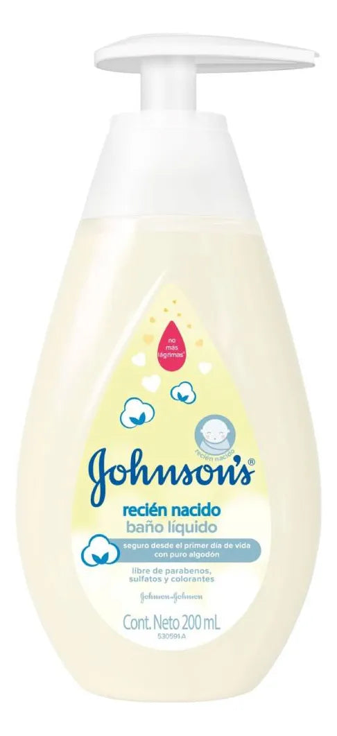 Baño Liquido Johnson Recien Nacido 200 Ml