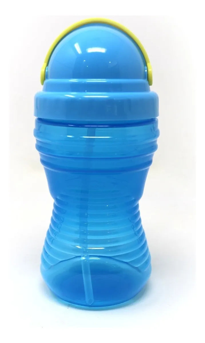 Vaso Entrenador 300ml Vasopitillo Antiderrame 10oz Bebesitos Color Azul