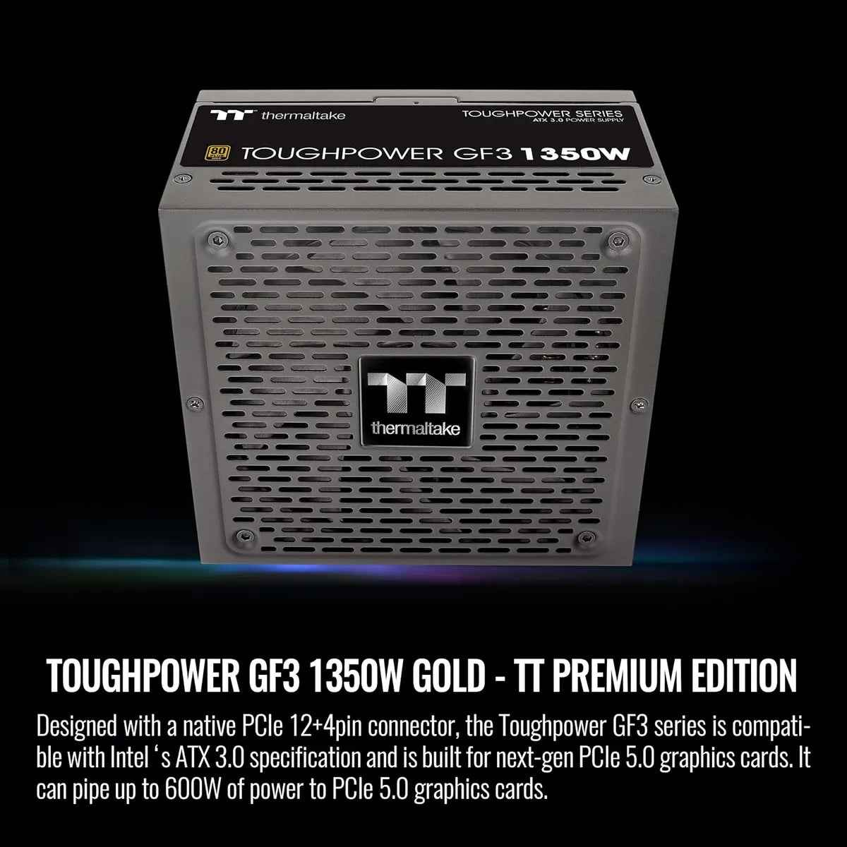 Fuente De Poder Thermaltake Thoughpower Gf3, Atx 3.0, 1350 W