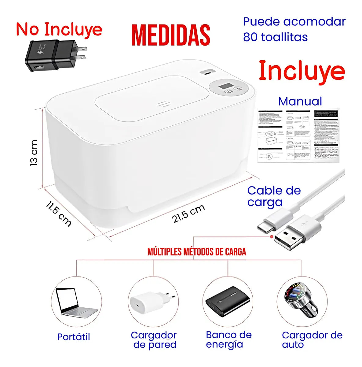 Calentador De Toallitas Húmedas