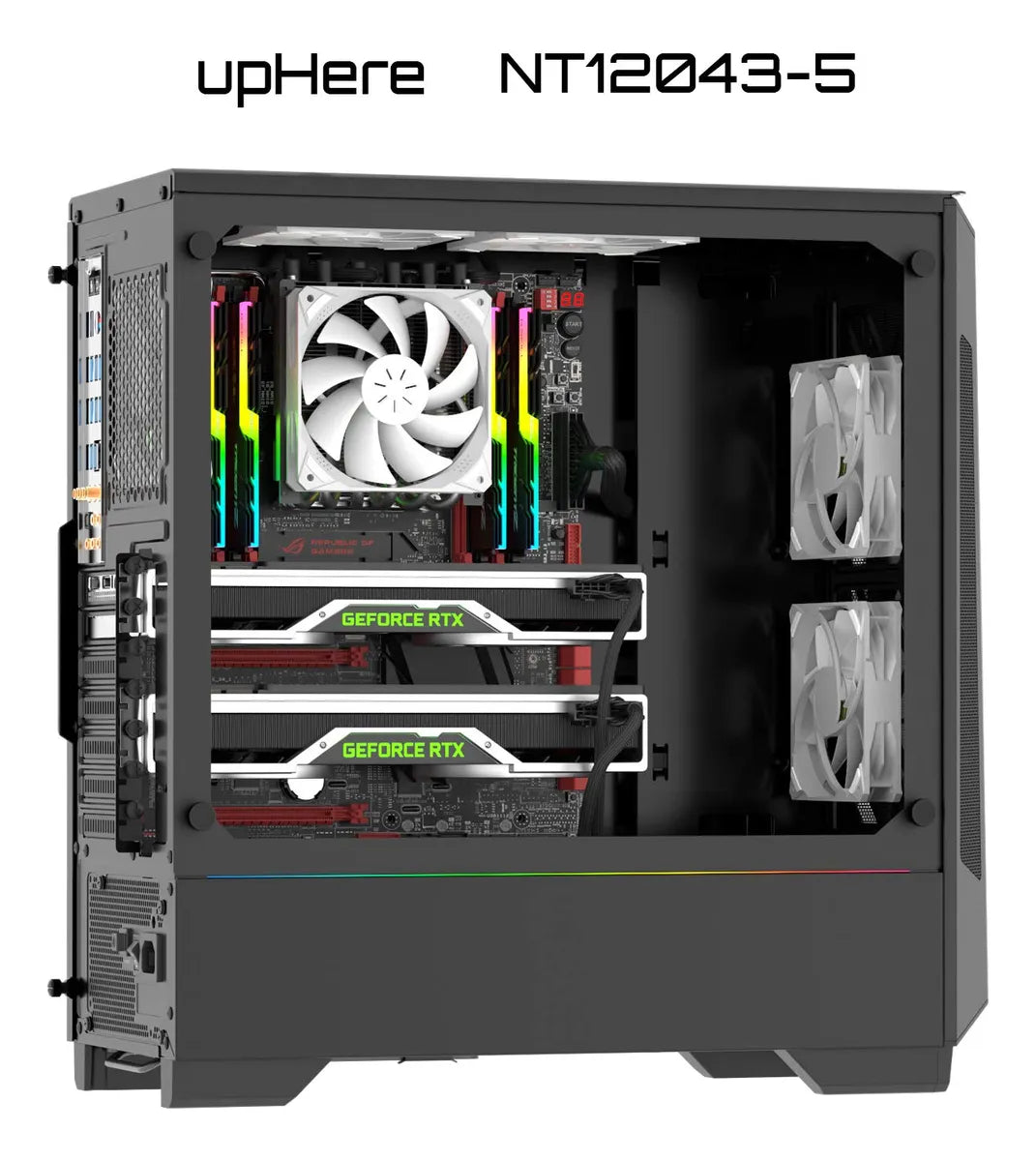 Ventiladores De Carcasa Para Computadora 12 Cm 5 Unidades Al