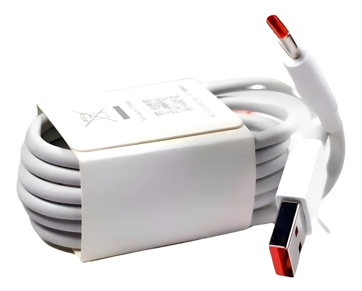 Cargador Turbo 120w + Cable Para Xiaomi Redmi Teléfono Cargador 120w Rápido Cargador Color Blanco
