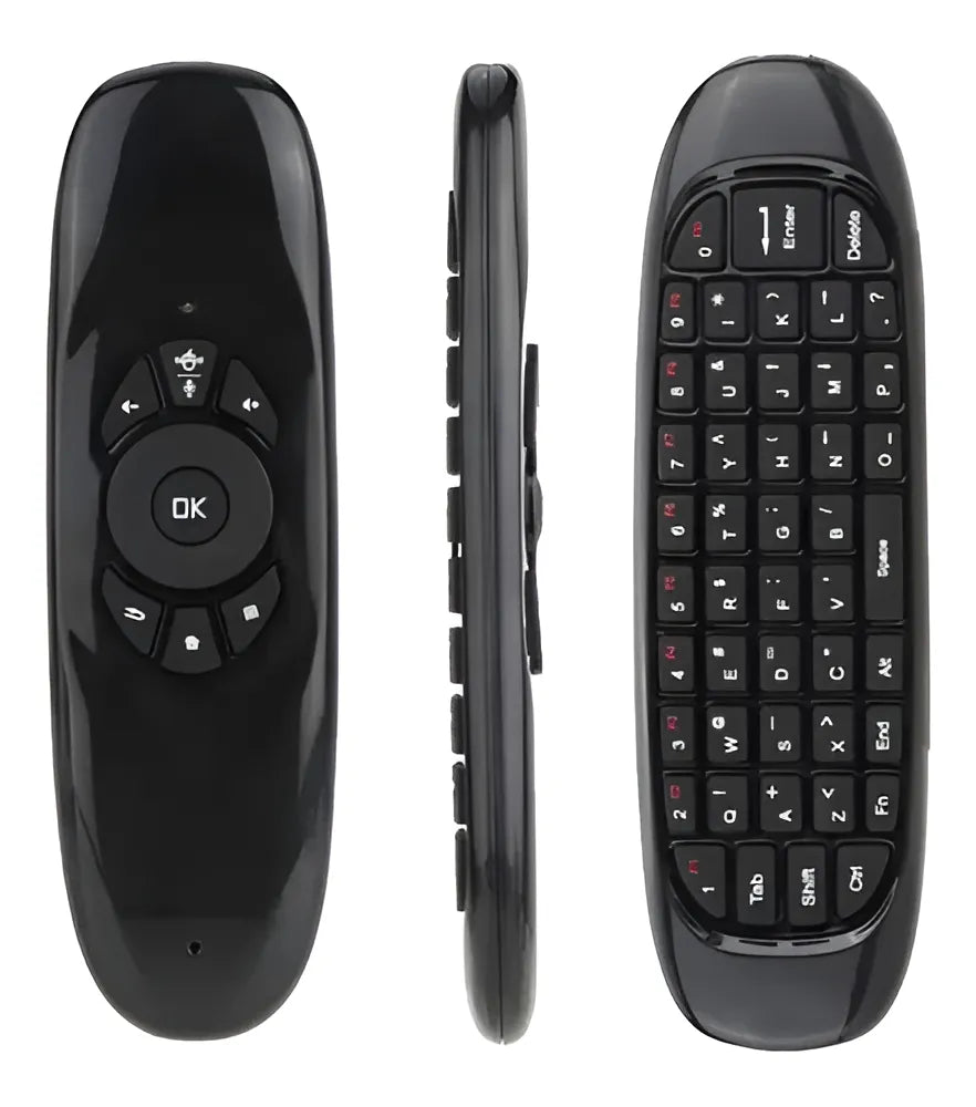 Mini Teclado Inalambrico Air Recargable Gadnic Mouse Color del mouse Negro Color del teclado Negro